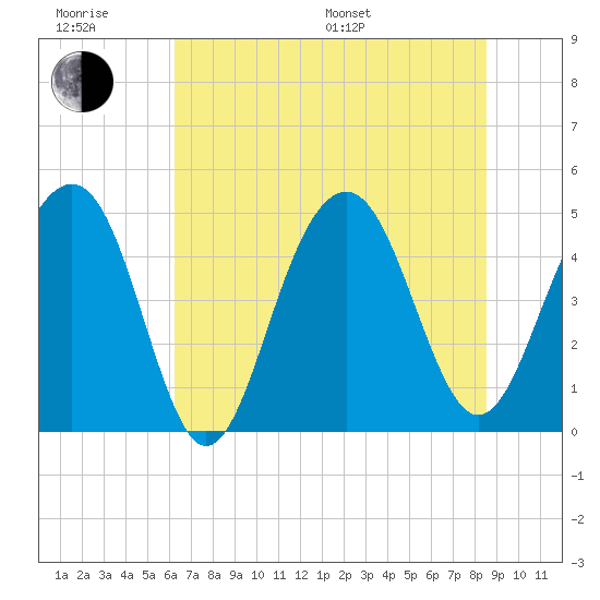 Snake Island tide chart for Friday, June 28, 2024