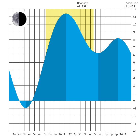 Sneeoosh Beach tide chart for Tuesday, November 11, 2025
