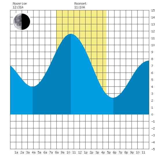 Sneeoosh Beach tide chart for Saturday, January 10, 2026