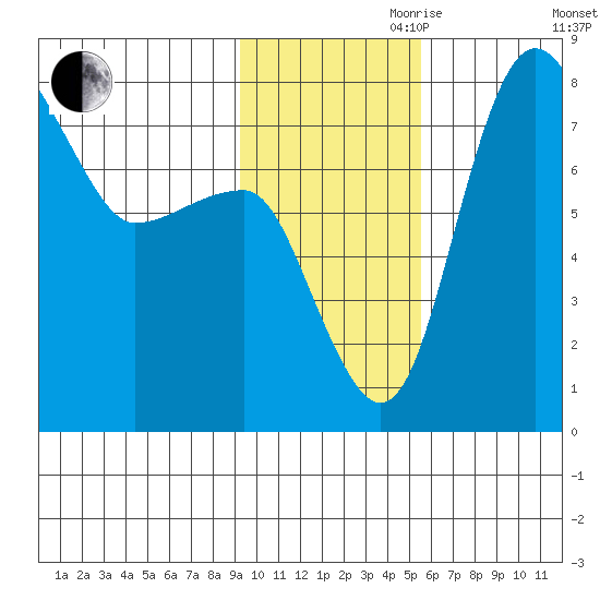 Black Rock tide chart for Friday, November 8, 2024