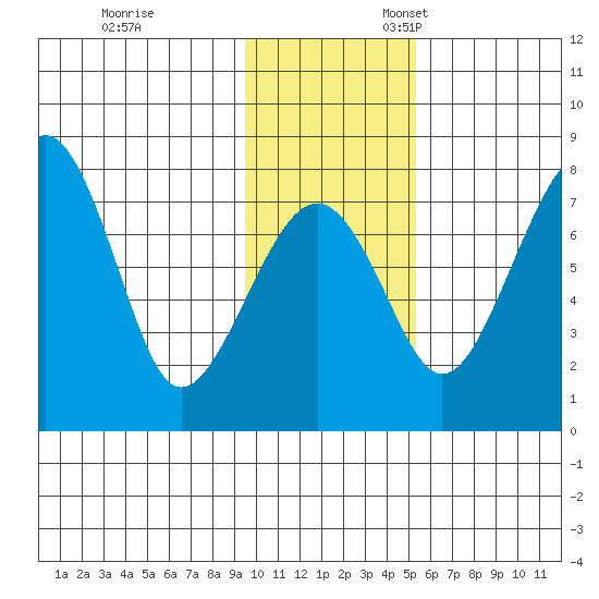 Black Rock tide chart for Friday, November 14, 2025