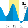 South Pass, Sukkwan Strait tide chart for Saturday, January 31, 2026