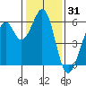 San Francisco Bay tide chart for Tuesday, December 31, 2024