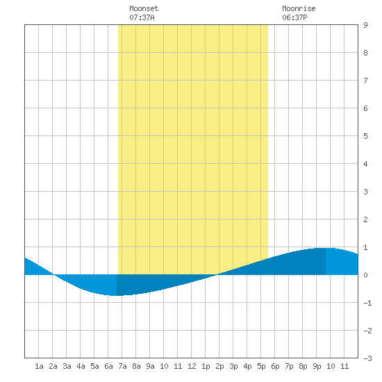 SE Pass tide chart for Friday, January 29, 2021