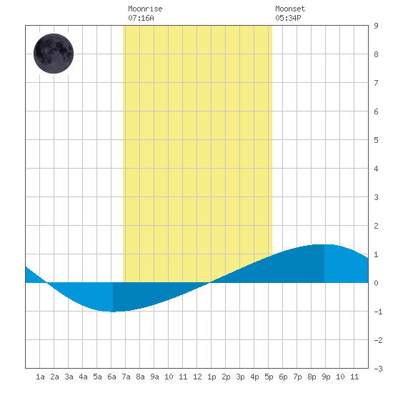 SE Pass tide chart for Thursday, January 11, 2024