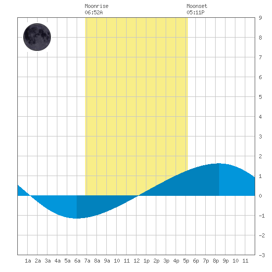 Southwest Pass tide chart for Sunday, January 2, 2022