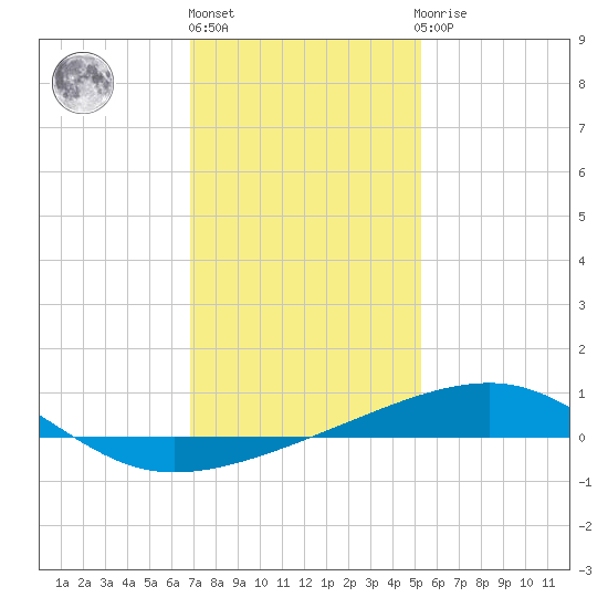 Southwest Pass tide chart for Friday, January 6, 2023