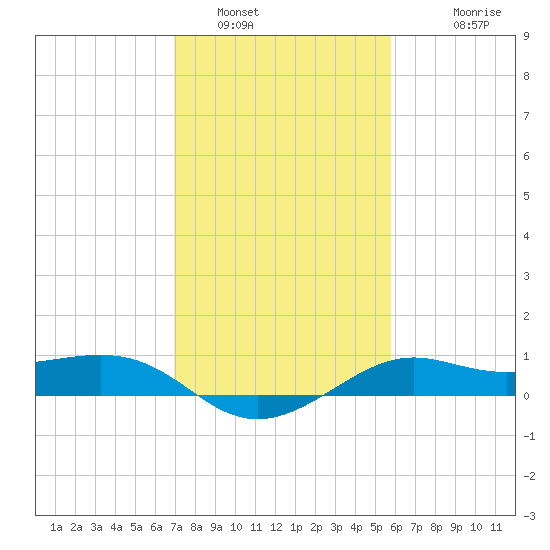 Southwest Pass tide chart for Sunday, January 31, 2021