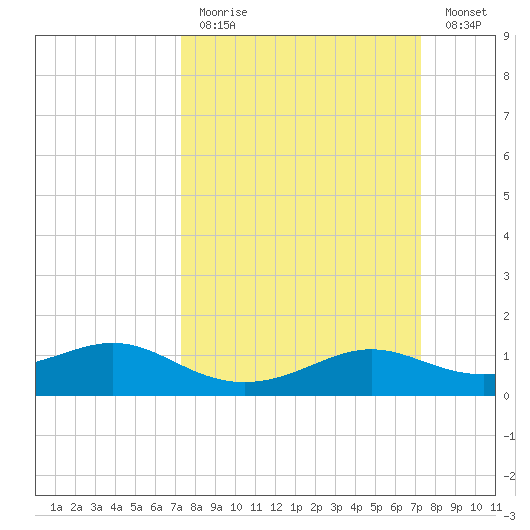 Southwest Pass tide chart for Sunday, March 14, 2021