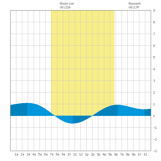 Southwest Pass tide chart for Friday, January 31, 2025