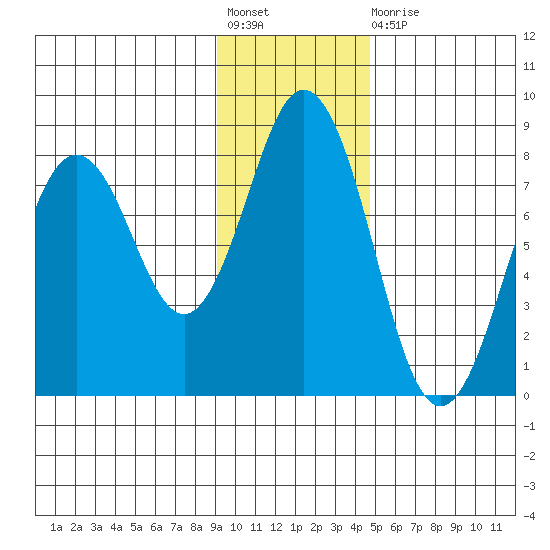 Spruce Island tide chart for Friday, November 19, 2021