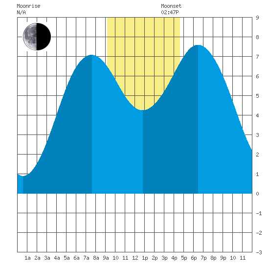 Spruce Island tide chart for Friday, November 22, 2024