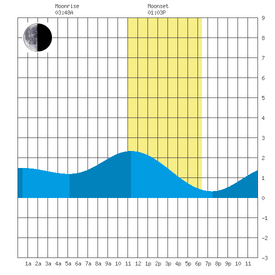 St. Matthew Island tide chart for Tuesday, January 25, 2022