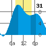 Blaine tide chart for Sunday, December 31, 2023