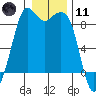 Blaine tide chart for Thursday, January 11, 2024