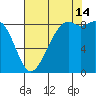 Blaine tide chart for Wednesday, August 14, 2024