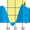 Blaine tide chart for Thursday, August 1, 2024