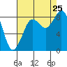 Blaine tide chart for Sunday, August 25, 2024