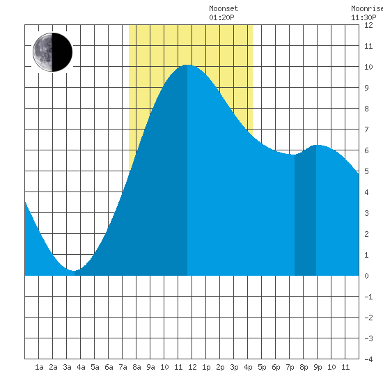 Blaine tide chart for Friday, November 22, 2024