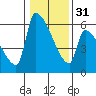 Stanwood tide chart for Wednesday, January 31, 2024