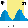 Stathems Neck tide chart for Tuesday, July 25, 2023
