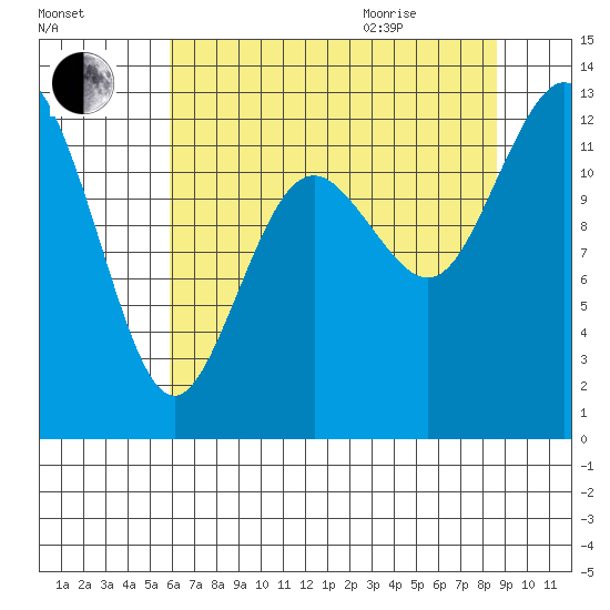 Steilacoom tide chart for Friday, August 5, 2022