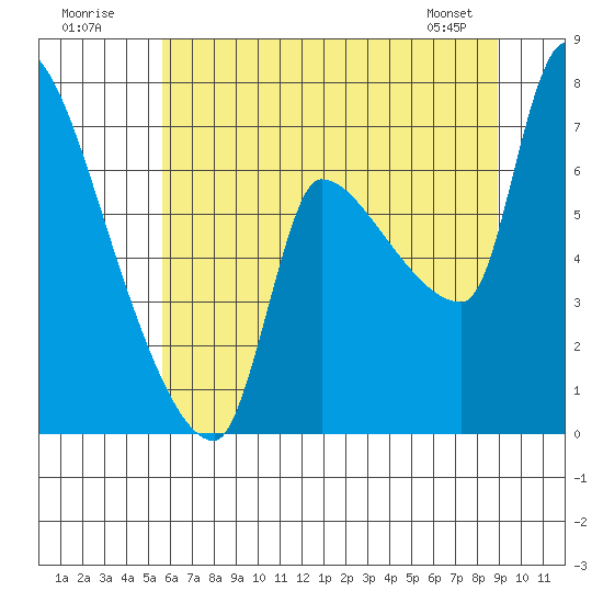 Stella tide chart for Sunday, July 20, 2025