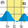 Stockton tide chart for Sunday, May 31, 2026