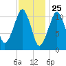 Stone Island tide chart for Monday, January 25, 2021