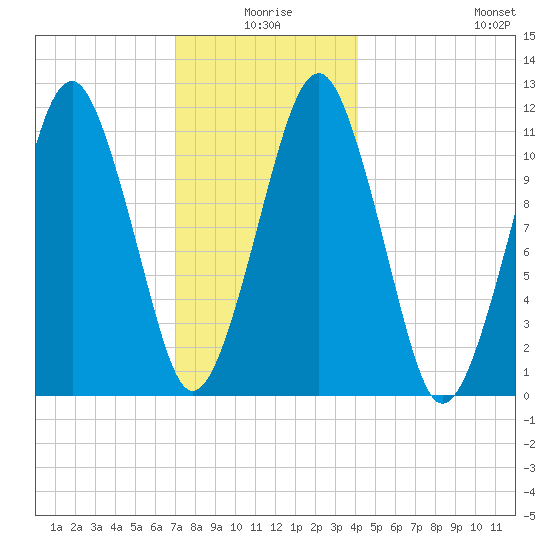 Stone Island tide chart for Friday, January 7, 2022