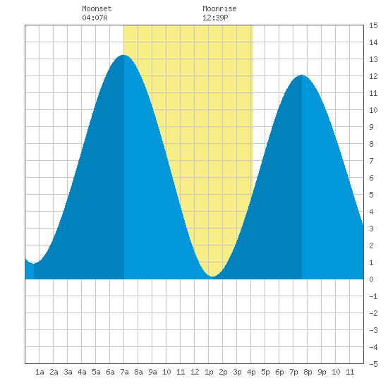 Stone Island tide chart for Friday, January 10, 2025