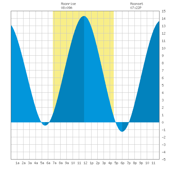 Stone Island tide chart for Friday, January 31, 2025