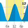 Stone Island tide chart for Saturday, July 12, 2025