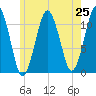 Stone Island tide chart for Friday, July 25, 2025