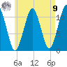 Stone Island tide chart for Saturday, August 9, 2025