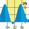 Surge Bay tide chart for Thursday, July 25, 2024