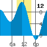 Surge Bay tide chart for Sunday, January 12, 2025