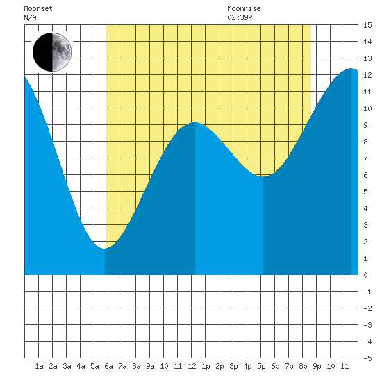 Tacoma Narrows tide chart for Friday, August 5, 2022