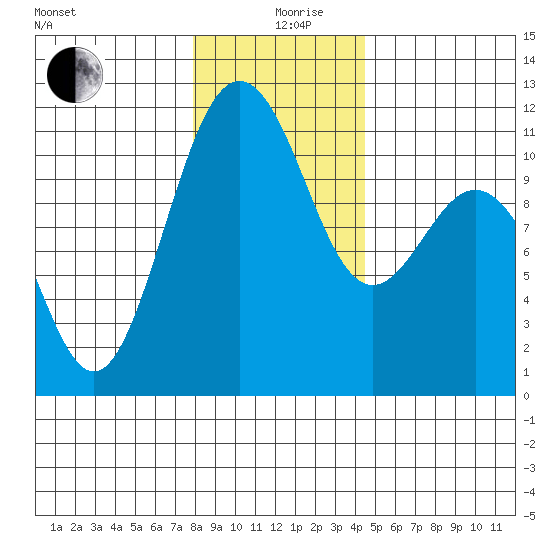 Tacoma tide chart for Thursday, December 29, 2022
