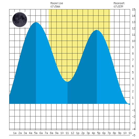 Tacoma tide chart for Sunday, March 10, 2024