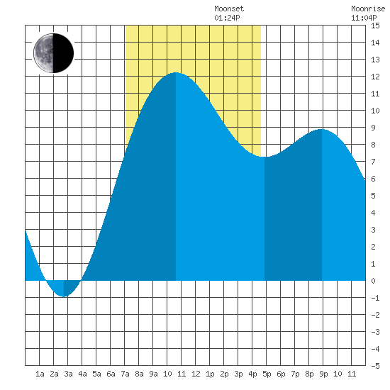 Tacoma tide chart for Tuesday, November 11, 2025