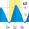 Tacony-Palmyra Bridge tide chart for Tuesday, January 12, 2021