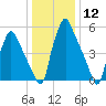 Tacony-Palmyra Bridge tide chart for Friday, January 12, 2024