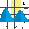 Takoma Cove tide chart for Wednesday, January 31, 2024