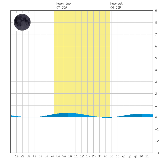 Tall Pines Camp tide chart for Thursday, January 11, 2024
