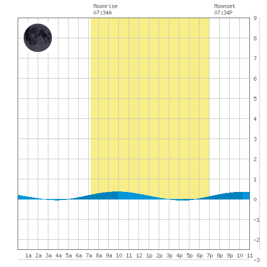 Tall Pines Camp tide chart for Sunday, March 10, 2024