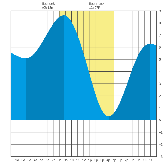Tatoosh Island tide chart for Sunday, January 21, 2024