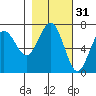 Tatoosh Island tide chart for Thursday, October 31, 2024