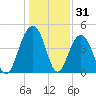 The Cove tide chart for Tuesday, December 31, 2024