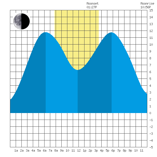 The Summit tide chart for Friday, November 22, 2024